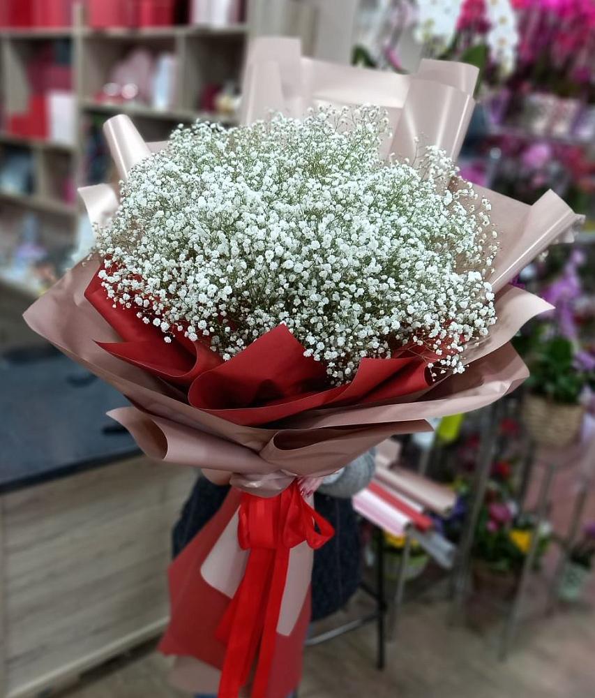 Букет Белые хлопья в Кушве Букет цветов из: Гипсофила в Кушве
