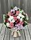 Букет цветов из: Альстромерии, Гвоздики, Розы и Хризантемы в Кушве