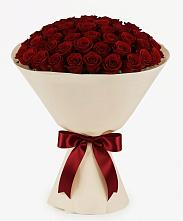 Букет 101 Бордовая роза Блэк Бакарра в Кушве