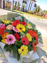 Букет цветов из:  Герберы #REPLACE_PRED# Кушве