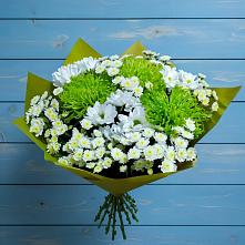 Букет цветов из:  Хризантемы #REPLACE_PRED# Кушве
