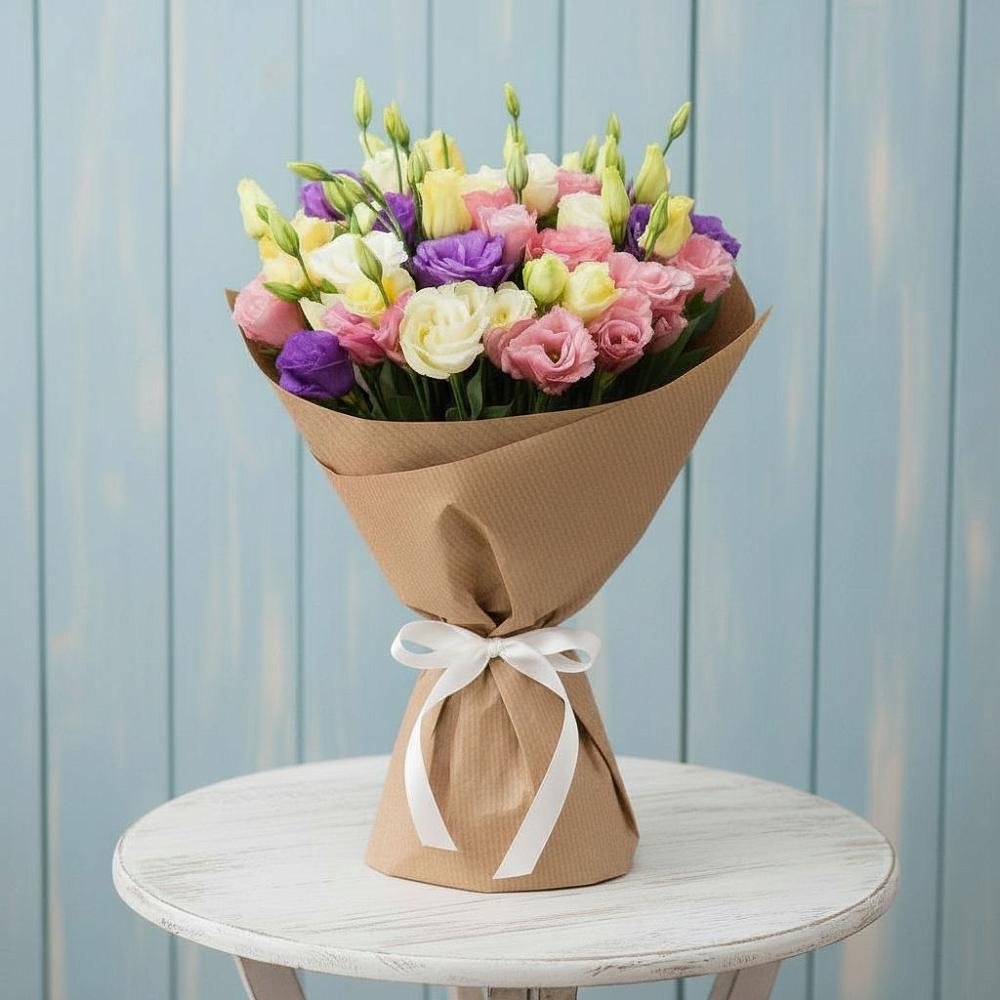 Букет цветов из: Лизиантусы в Кушве