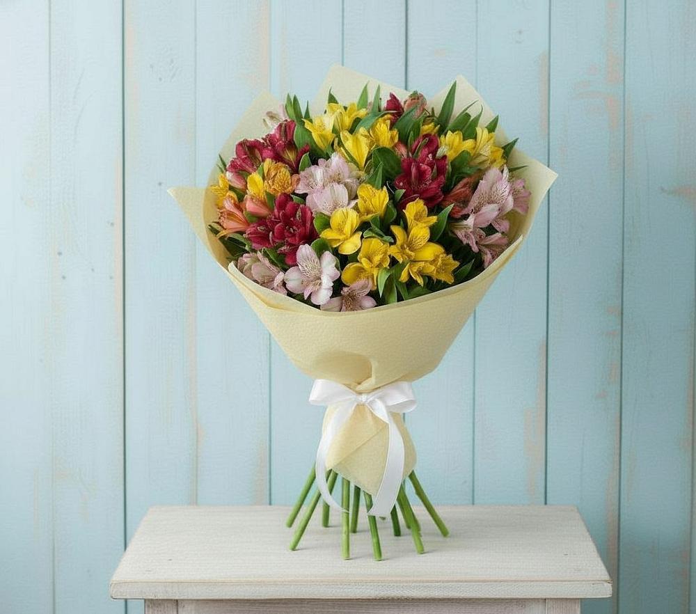 Букет цветов из: Альстромерии в Кушве