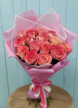 Букет 15 Розовых роз Равель в Кушве